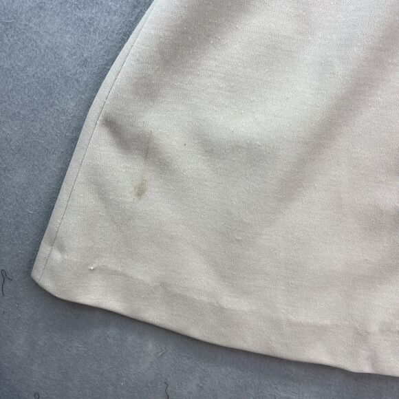 Melissa Lane Tan Patchwork One Piece Button Dress Vintage 70s Hippie Boho - Picture 9 of 16